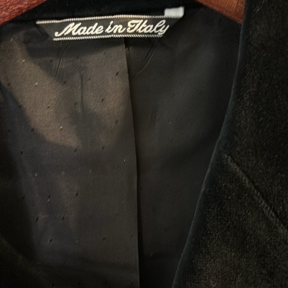 Kimo Men's Black Cotton Sport Coat Blazer Jacket Holiday - Picture 3 of 8